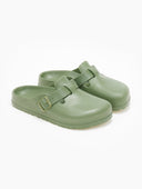 Clogs ανατομικά με μικρό τοκά Plakton 761539 - Χακί - thefashionproject.gr - Plakton