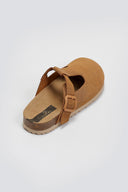 Clogs δερμάτινα με σχέδιο Take me