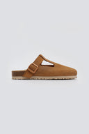 Clogs δερμάτινα με σχέδιο Take me