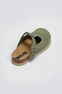 Clogs δερμάτινα με σχέδιο Take me