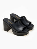 Clogs δερμάτινα Ragazza 0920 - Μαύρο - thefashionproject.gr - RAGAZZA