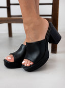 Clogs δερμάτινα Ragazza 0920 - Μαύρο - thefashionproject.gr - RAGAZZA