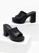 Clogs δερμάτινα Ragazza 0920 - Μαύρο - thefashionproject.gr - RAGAZZA