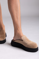 Clogs καστόρινα flatforms Iris 
