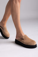 Clogs καστόρινα flatforms Iris 