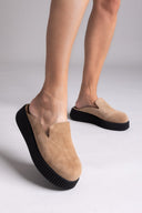 Clogs καστόρινα flatforms Iris 