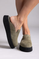Clogs καστόρινα flatforms Iris 