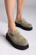 Clogs καστόρινα flatforms Iris 