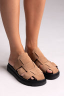 Clogs καστόρινα flatforms Tfp