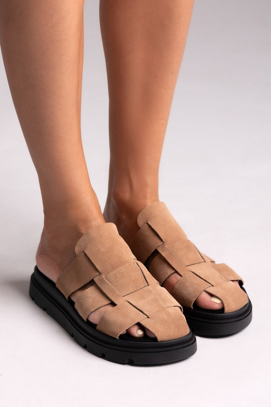 Clogs καστόρινα flatforms Tfp