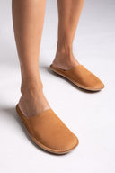 Clogs καστόρινα με εξωτερική ραφή Tfp - Μπεζ - thefashionproject.gr - TFP - 24222003003