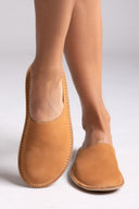 Clogs καστόρινα με εξωτερική ραφή Tfp - Μπεζ - thefashionproject.gr - TFP - 24222003003