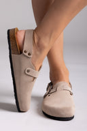 Clogs καστόρινα με λουράκι Plakton 181546