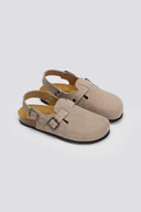 Clogs καστόρινα με λουράκι Plakton 181546 - Μπεζ - thefashionproject.gr - Plakton - 23969003002