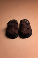 Clogs καστόρινα με τοκά Estil - Καφέ - thefashionproject.gr - Estil - 24037036002