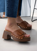 Clogs με τρουκς στη σόλα - Ταμπά - thefashionproject.gr - The Fashion Project