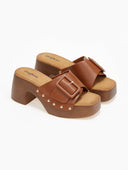 Clogs με τρουκς στη σόλα - Ταμπά - thefashionproject.gr - The Fashion Project