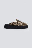 Clogs ponyskin flatforms με print Iris 