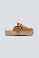Clogs suede με σχοινί στη σόλα - Ταμπά - thefashionproject.gr - Bellucci