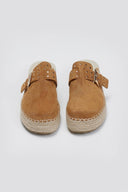 Clogs suede με σχοινί στη σόλα - Ταμπά - thefashionproject.gr - Bellucci