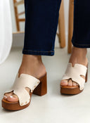 Clogs suede με τρουκς ERYNN - Μπεζ - thefashionproject.gr - ERYNN