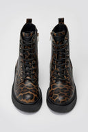 Combat boots με patern Xti 144391 - Leopard - thefashionproject.gr - Xti Footwear