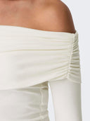 Crop top μακρυμάνικο strapless ONLY 15336324