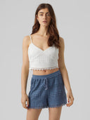 Crop top με δαντέλα VERO MODA 10272481