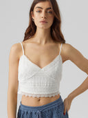 Crop top με δαντέλα VERO MODA 10272481