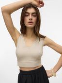 Crop τοπ με δέσιμο στην πλάτη Vero Moda 10321619