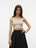 Crop τοπ με δέσιμο στην πλάτη Vero Moda 10321619