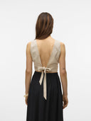 Crop τοπ με δέσιμο στην πλάτη Vero Moda 10321619