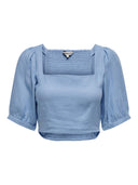 Crop top με λινό ONLY 15314288
