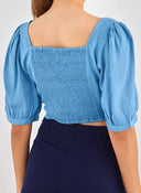 Crop top με λινό ONLY 15314288