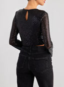 Crop top με παγιέτες Vero Moda 10305497