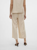 Culotte ψηλόμεση με λάστιχο Vero moda 10321626 - Μπεζ - thefashionproject.gr - VERO MODA
