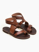 Σανδάλια δερμάτινα με ιδιαίτερο κούμπωμα Iris Sandals