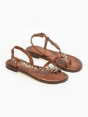 Σανδάλια δερμάτινα με διακσμητικό Iris Sandals