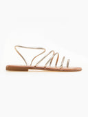 Σανδάλια δερμάτινα με λεπτά λουράκια Iris Sandals