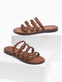 Σανδάλια δερμάτινα με λουράκια Iris Sandals