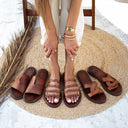 Σανδάλια δερμάτινα με λουράκια Iris Sandals