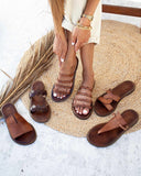 Σανδάλια δερμάτινα με λουράκια Iris Sandals