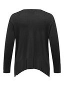 Ελαφριά πλεκτή μπλούζα plus size CARMAKOMA 15311268 - Μαύρο - thefashionproject.gr - CARMAKOMA