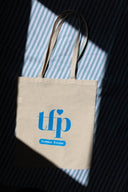 Επετειακή λινή tfp bag - Μπεζ - thefashionproject.gr - The Fashion Project
