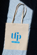 Επετειακή λινή tfp bag - Μπεζ - thefashionproject.gr - The Fashion Project