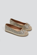 Εσπαντρίγιες από ψάθα Xti 144027 - Χρυσό - thefashionproject.gr - Xti Footwear