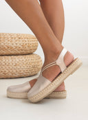 Εσπαντρίγιες δερμάτινες Ragazza 0207 - A - Άμμου - thefashionproject.gr - RAGAZZA