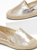 Εσπαντρίγιες με εξωτερική ραφή Erynn - Χρυσό - thefashionproject.gr - ERYNN
