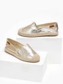 Εσπαντρίγιες με εξωτερική ραφή Erynn - Χρυσό - thefashionproject.gr - ERYNN
