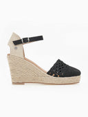 Εσπαντρίγιες platform με πλεκτό σχέδιο Xti 140959 - Μαύρο - thefashionproject.gr - Xti Footwear